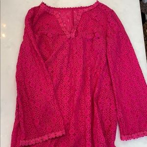 Trina Turk lace dress with slip